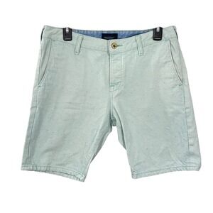 Scotch‎ and Soda Men's Jean Shorts Size 30 Blue Speckled Caliente Denim
